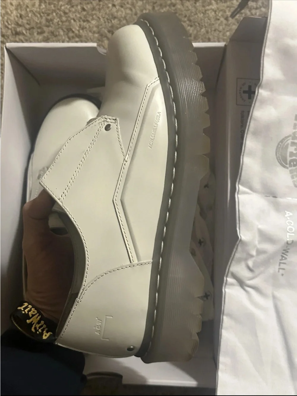 Dr. Martens smooth white